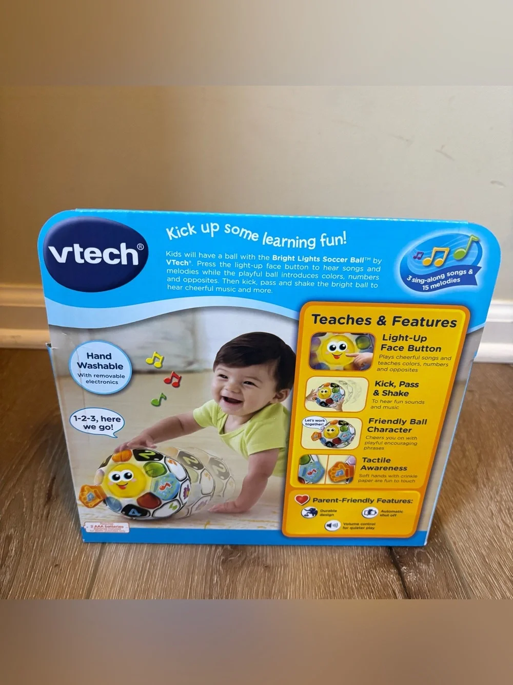 Vtech bright lights soccer ball NIB